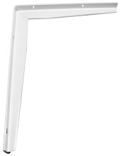 Hyllebrakett T-profil 300 x 400 mm hvit